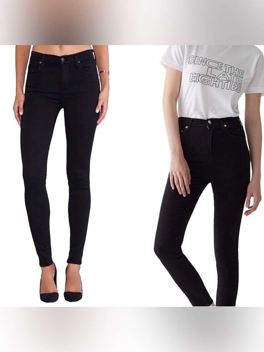 AGOLDE Filter Free black jeans